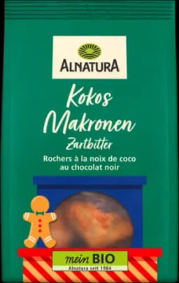 Bio Kokosmakronen Zartbitter von ALNATURA