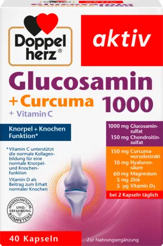 Glucosamin 1000+Curcuma+Vitamin C von DOPPELHERZ
