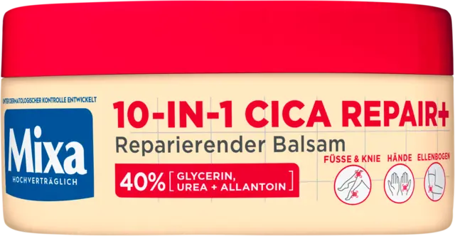 10-in-1 Cica Repair+Reparierender Balsam von MIXA