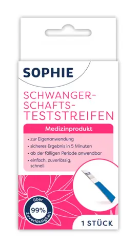 Schwangerschafts-Teststreifen von SOPHIE