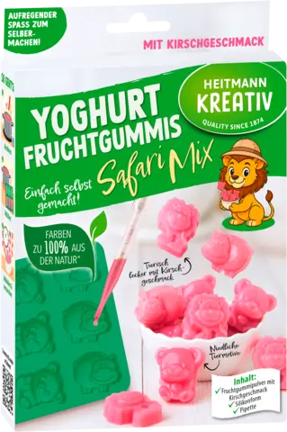 Kreativset Yoghurt Fruchtgummis Safari Mix von HEITMANN