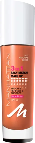 3 in 1 Easy Match Make-up 36.2 natural beige von MANHATTAN