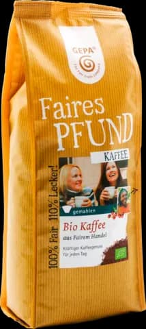 Faires Pfund Bio Kaffee von GEPA