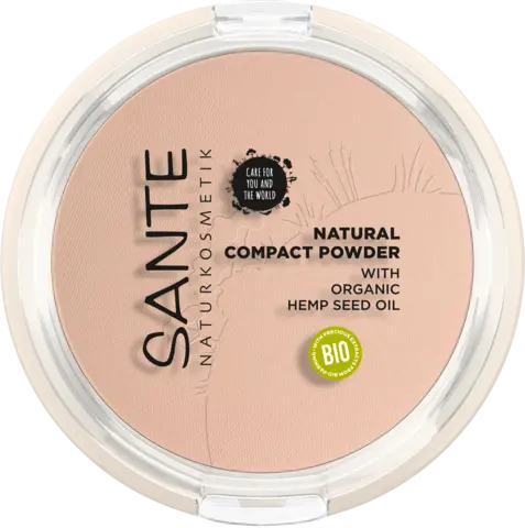 Natural Compact Powder 01 cool ivory von SANTE