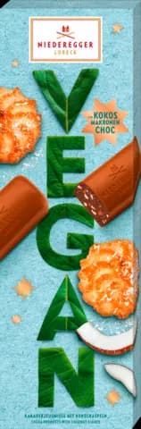 vegan Typ Kokosmakronen Choc von NIEDEREGGER