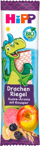 Bio Drachenriegel Guave-Aronia mit Knusper ab 3 Jahren von HIPP