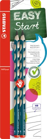 EASYgraph Ergonomischer Dreikant-Bleistift für Rechtshänder von STABILO