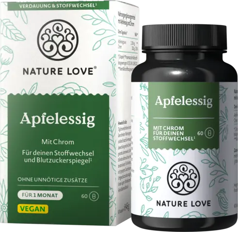 Apfelessig Kapslen von NATURE LOVE