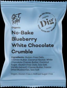 Bio No-Bake Blueberry White Chocolate Crumble von BIO DIG