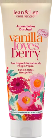 Belebendes Duschgel Cranberry & Vanille von JEAN & LEN