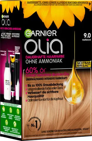 Olia Dauerhafte Haarfarbe 9.0 Hellblond von GARNIER OLIA