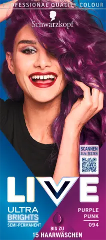 Live Ultra Brights Haarfarbe Purple Punk 094 von SCHWARZKOPF