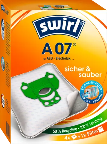Staubfilterbeutel von SWIRL