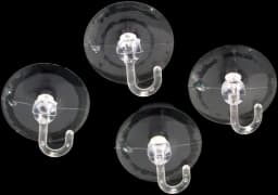 Saugnapf mit Haken transparent von HEITMANN
