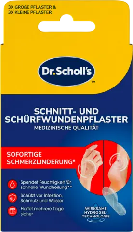 Schnitt- und Schürfwundenpflaster von SCHOLL