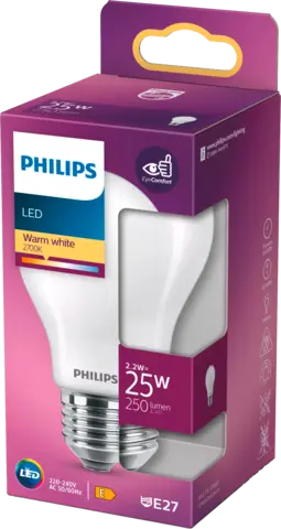 LED Filament-Lampe, Milchglas, 25W A60 E27 von PHILIPS