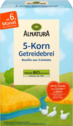 Bio 5-Korn-Getreidebrei von ALNATURA