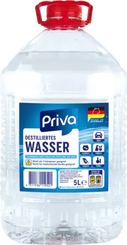 Destilliertes Wasser 5l von PRIVA