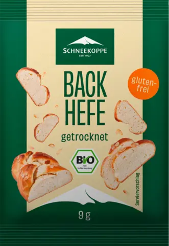 Bio Backhefe getrocknet von SCHNEEKOPPE