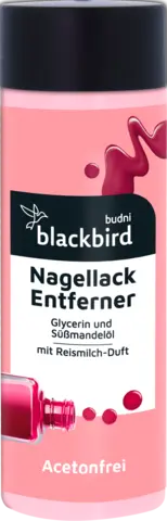 Nagellackentferner mit Reismilch-Duft von BLACKBIRD