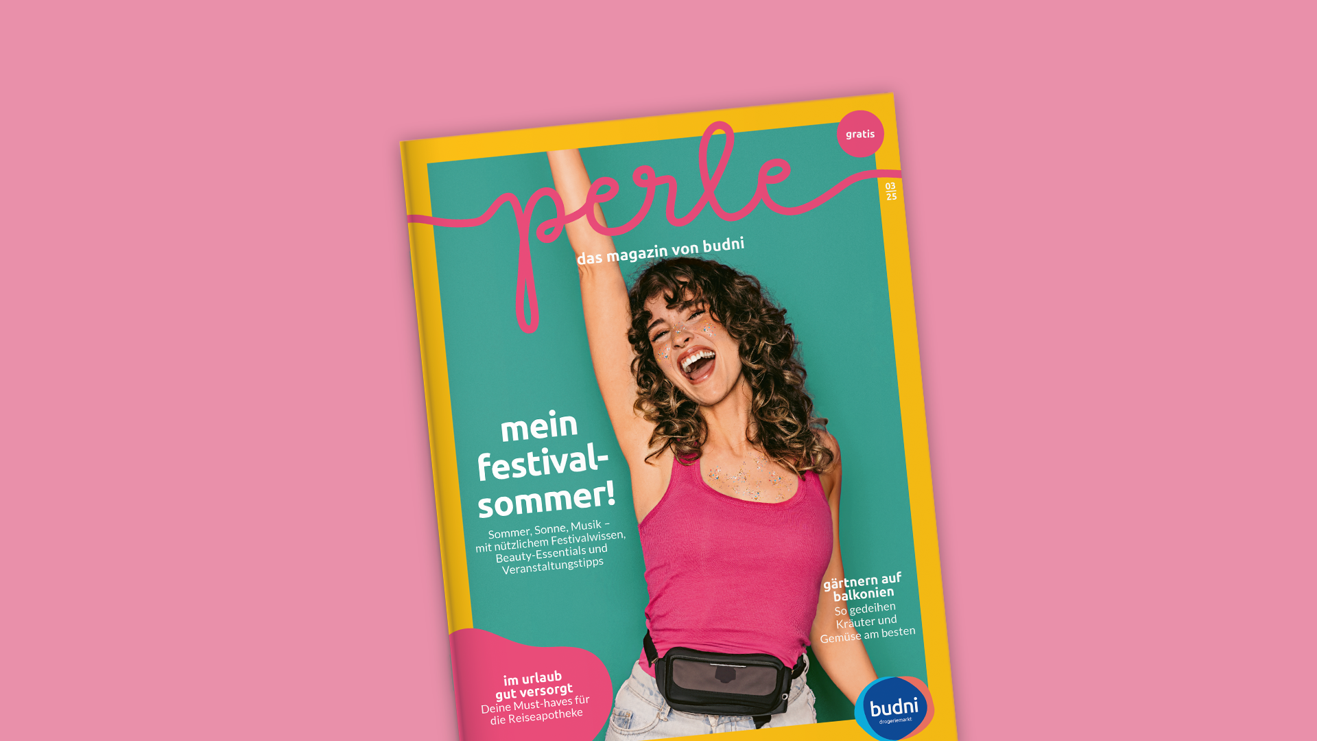 perle, das kund:innenmagazin von budni