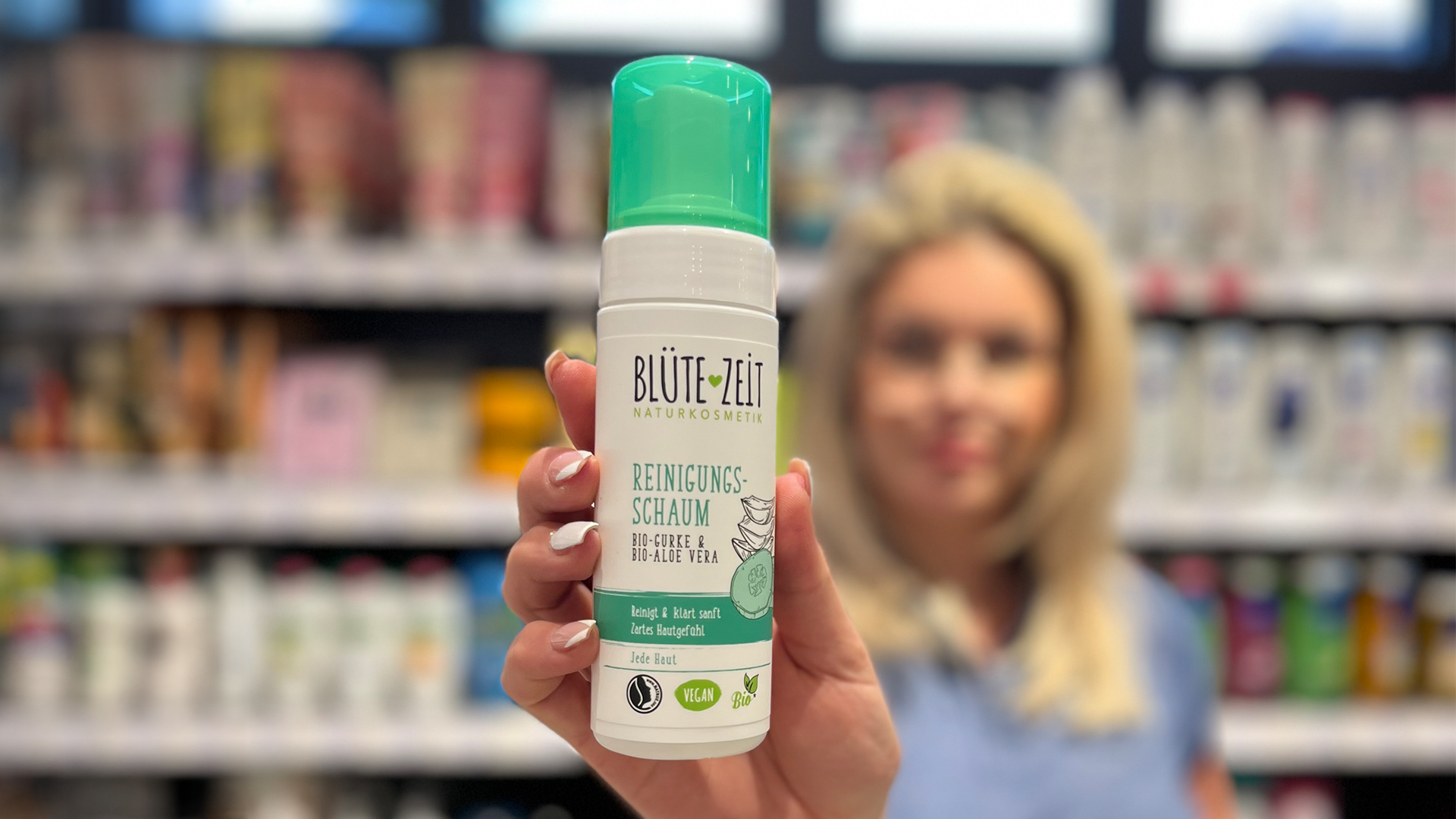 blüte zeit reinigungsschaum